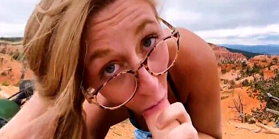 EPIC Fucking Off-road Adventure Porn - Molly Pills - Amateur Blonde Public Sex POV
