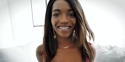 Daya Knight is a ravishing, ebony girl who likes to suck cock and get a facial cumshot