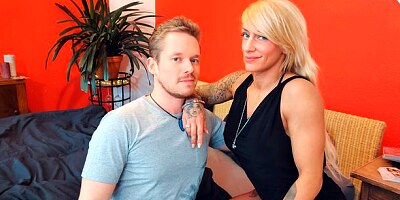 Sex-loving inked blonde Fit XXX Sandy got her crack fucked in POV
