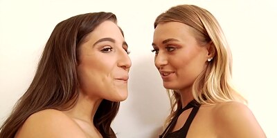 LesbianX - Natalia Starr And Abella Danger Her First Le