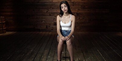 Harmony Wonder: 19 Year old Tormented and Cums in Grueling Bondage