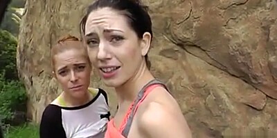 Amazing Hiking POV Threesome with Penny Pax and Sarah Shevon