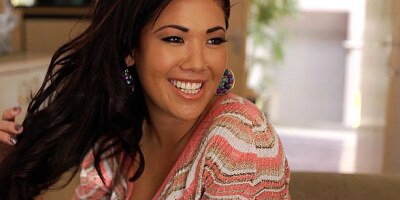 Awesome Asian model with natural tits London Keyes loves his dick