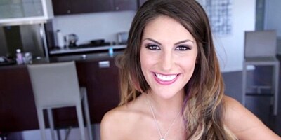 Luxurious maiden august ames expertly handles a slim ji