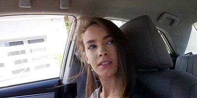 Charity Crawford gives stepbro a head in the car