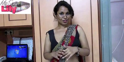 HORNY LILY - Indian Babe Lily Big Boob Sex Teacher