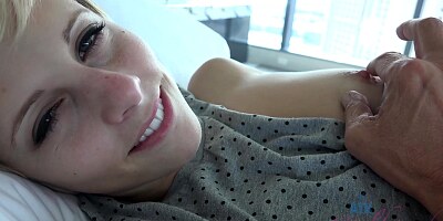 Makenna Blue lets you cum in her tight pussy POV 1-2