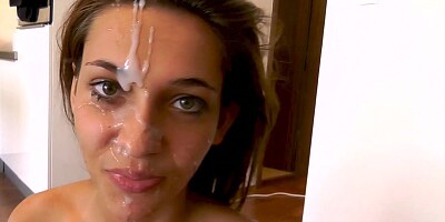 Beauty gets huge facial after casting
