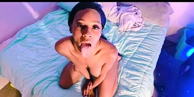I HAVE THE BEST STEP-BROTHER HE LOVES THIS EBONY PUSSY
