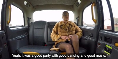 Fake Taxi Russian short haired tattooed squirting blonde Mil