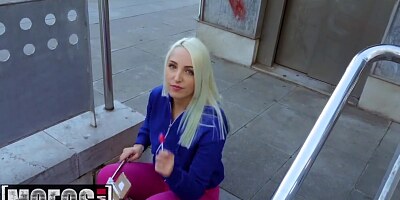 MOFOS - Blonde Teen Liz Rainbow gets Paid for Sex