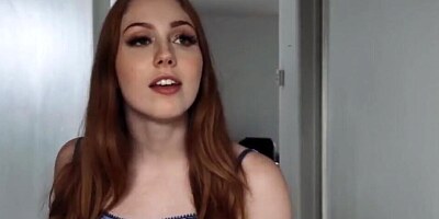 Daddy's little redhead girl loves taking it up the ass and pussy