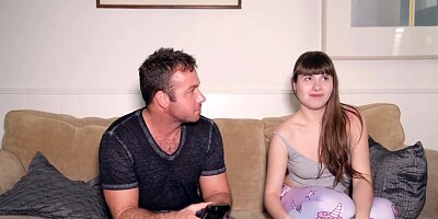 TEENFIDELITY Foreign Exchange Slut Luna Rival Teaches Chad about Anal