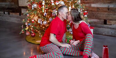 FamilyStrokes - Christmas Morning Sex with my Stepdad