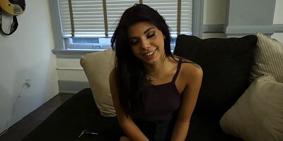 Step bro blackmail fuck drunk Gina Valentina taking a nice cock for a spin in her holes