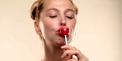 Sweet Cock In My Mouth - Lollipop Blowjob By Cherry Grace