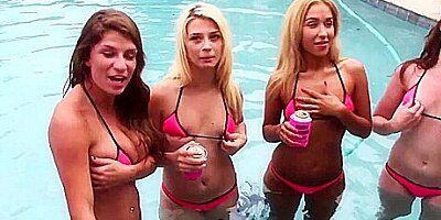Beach Volleyball With Emma Ryder, Chanel Collins And Aubrey Gold