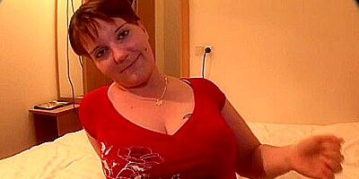 Angela J. In Big Breasted Mature Slut Sucking Cock