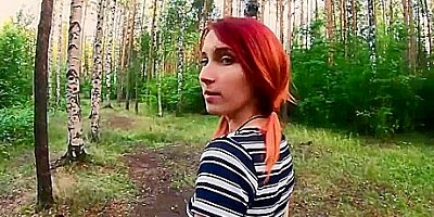 Elin Flame In Redhead Deepthorats Boyfriends Cock While Walking In The Forrest