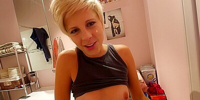 Gonzo Video With Cute Blonde