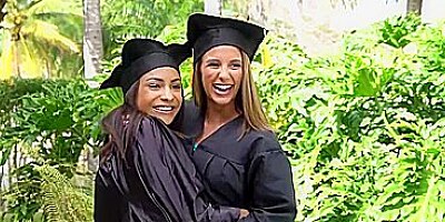 Graduation with Layla London and Nicole Bexley
