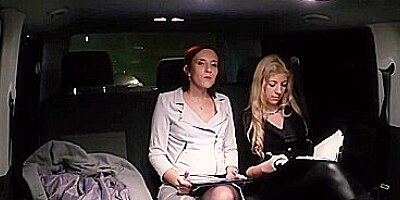 Hot Czech blonde assistant fucks in traffic in exchange for the ride - Elis Gilbert