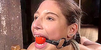 Abella Danger in Masochistic Pain Slut in Bondage, Tormented, and Used for Her Holes