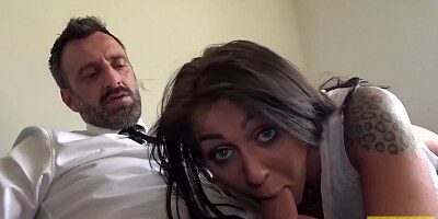 Submissive Nayomi Sharp Takes Cum In Mouth