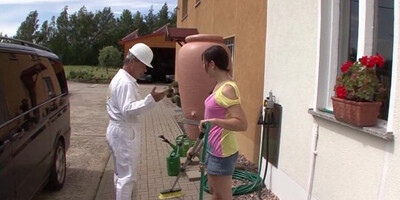 Lonely German wives are getting banged by mechanics and construction workers