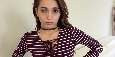 Adorable girl is being creampied in this hot hardcore scene