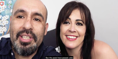 Spanish Threesome: Man Fucks Teen & Wife - Montse Swinger