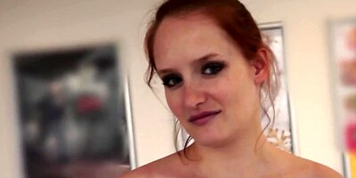 Redhead amateur chick named Marla wants to suck a pecker