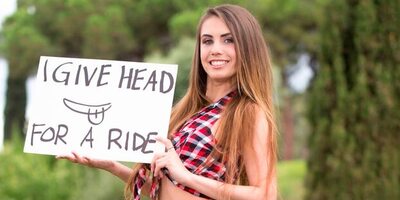 Elle Rose, debuts for Private as a Hot Hitchhiker