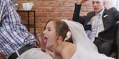 New Bride Wife Fuck For Money Front Of Hasband