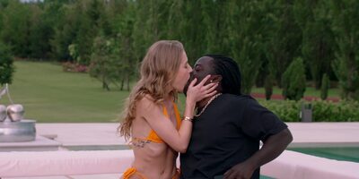 Russian babe Tiffany Tatum and sex with a stallion by the pool