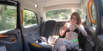 Young bitch Tina Princess fucked in fake taxi