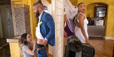 Wedding Smashers Part 3 Video With Xander Corvus, Lulu Chu, Kayley Gunner - Brazzers