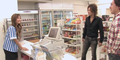 Beautiful Japanese store clerk gets fucked by 3 customers during opening hours