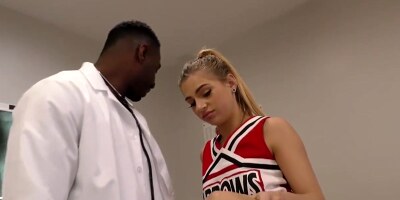 Cheerleader Teen Sydney Cole Fucks A Black Cock In Hospital