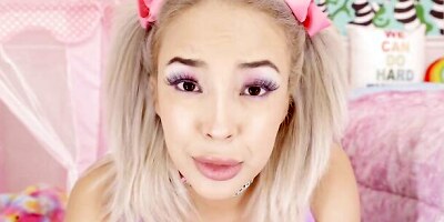 Petite blonde Lauren Pixie is getting pounded on this POV video
