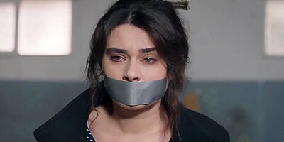 Turkish Actress Yagmur Sahbazova Tape Gagged Again