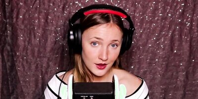 Cute girl talks dirty in this ASMR style JOI video