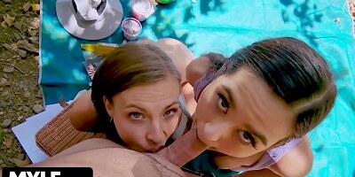Jasmine Wilde And Kenzie Love In Free Premium Video Naughty Milfs Enjoy Some Outdoor Fuck After Sweaty Hiking