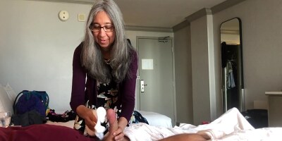 Homemade - Boy Caught Masturbating By Moms Friend In Hotel!