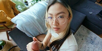 Cute Asian Teen fucks and sucks for a creampie - TheMindofTommy