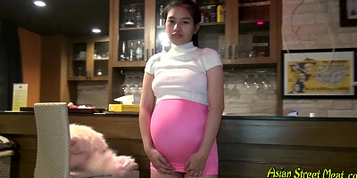 Street meat asia - Satick pregnant anal