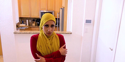 Arab Teen Wife Cheats With Her Personal Trainer With Hijab On With Kira Perez