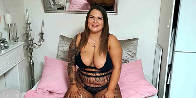 German Curvy BBW Teen Melina Curves at Private Fuck in POV