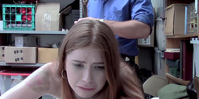 All Natural Redhead Teen Shoplifter Gets Fucked By A Dirty Cop - Pepper Hart