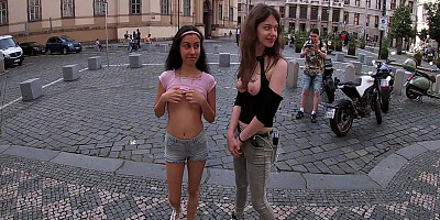Andrea Dipre And Dolls Cult In Extreme Public Nudity In Prague! (interviewed By 16 Min